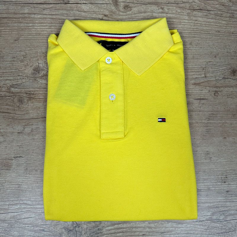 Polo TH Amarelo⭐ - B-4675 - PORTAL DROP - ATACADO