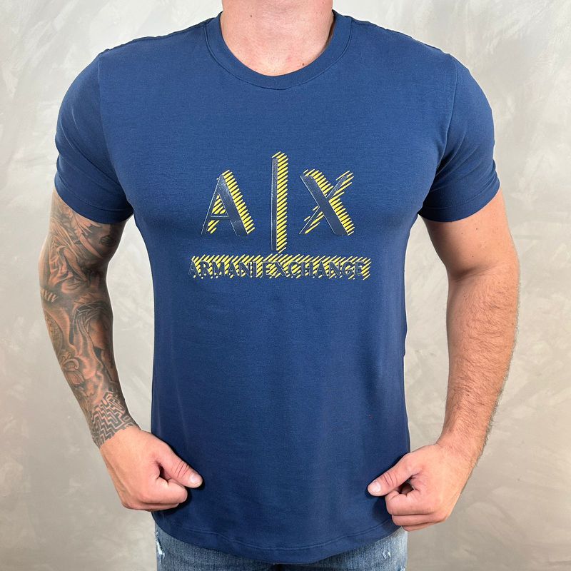 Camiseta Armani Azul⭐ - C-4711 - PORTAL DROP - ATACADO