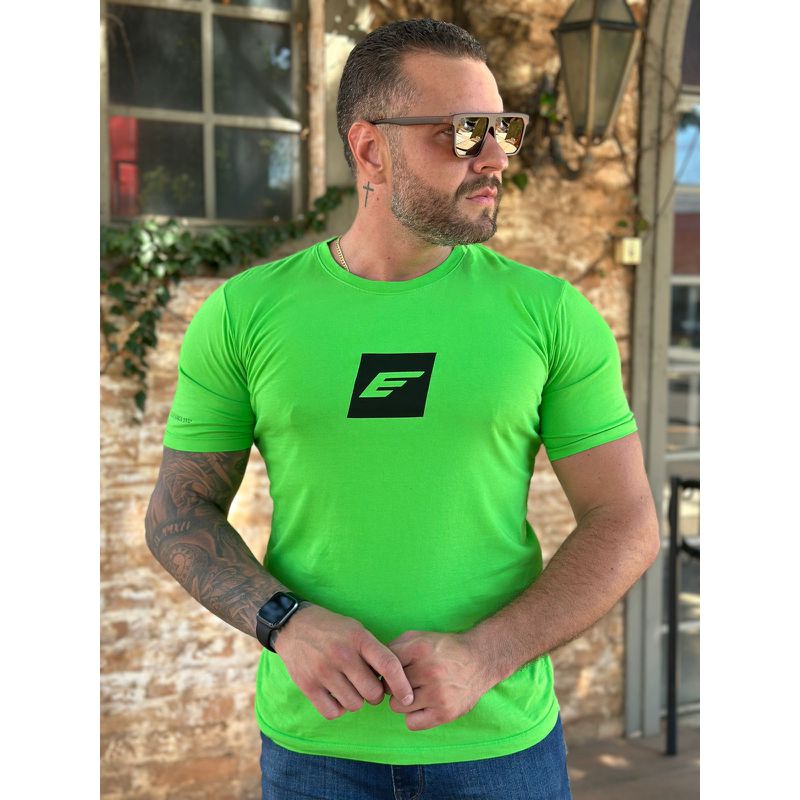 Camiseta Ellus Verde DFC - 4759 - PORTAL DROP - ATACADO