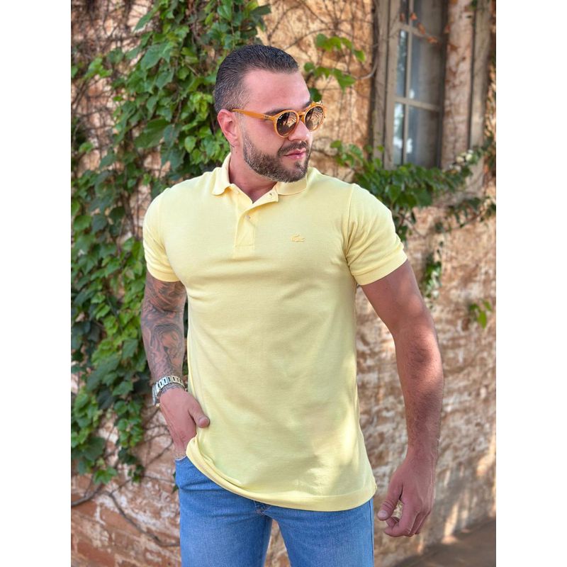 Polo LCT Amarelo - A-4845 - PORTAL DROP - ATACADO