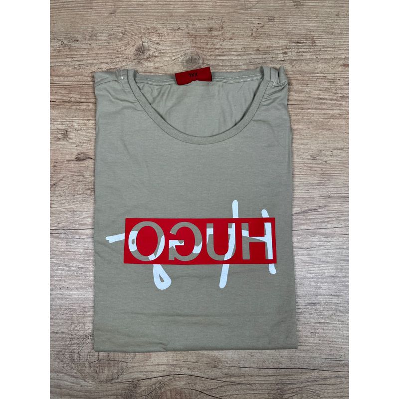 Camiseta HB Caqui - C-4987 - PORTAL DROP - ATACADO