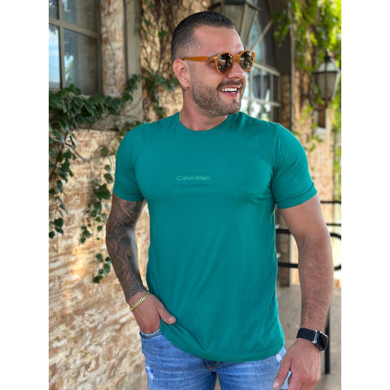 Camiseta CK Verde DFC - 5112 - PORTAL DROP - ATACADO