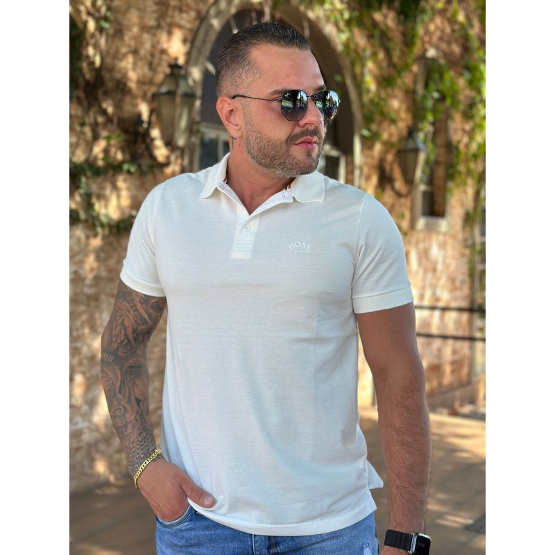 Polo HB Branco - A-5120 - PORTAL DROP - ATACADO