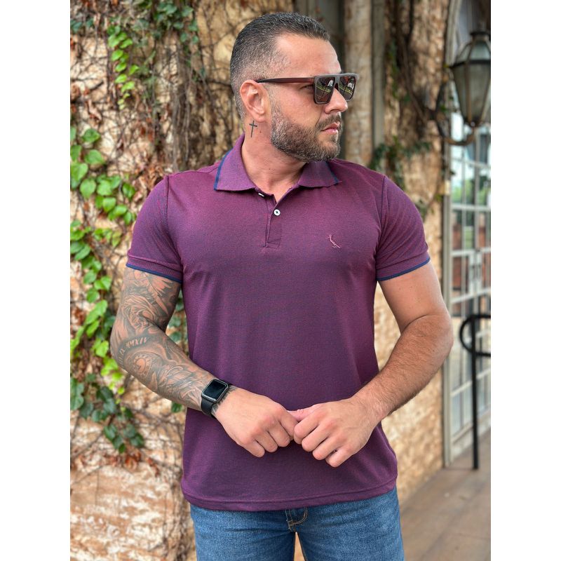 Polo RSV Roxo - B-5226 - PORTAL DROP - ATACADO