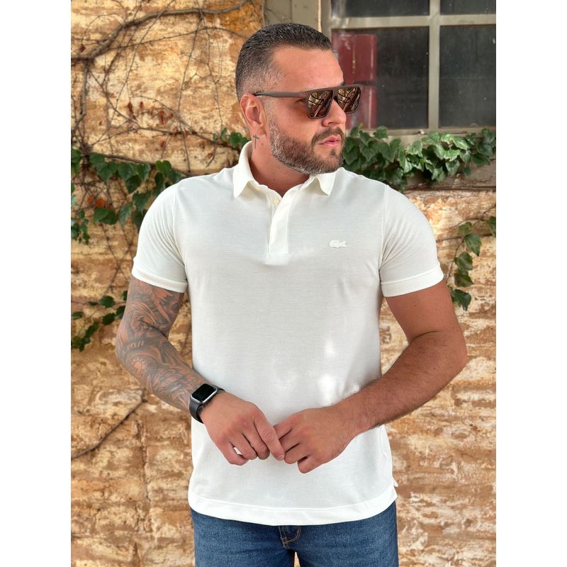 Polo LCT Paris Off White - A-5228 - PORTAL DROP - ATACADO
