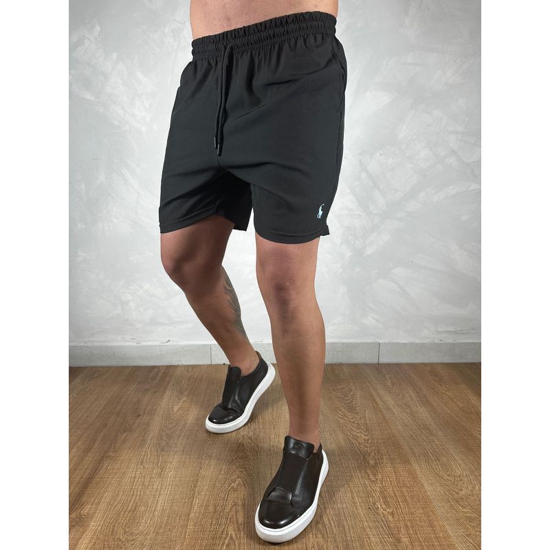 Bermuda Short PRL Preto - 5255 - PORTAL DROP - ATACADO