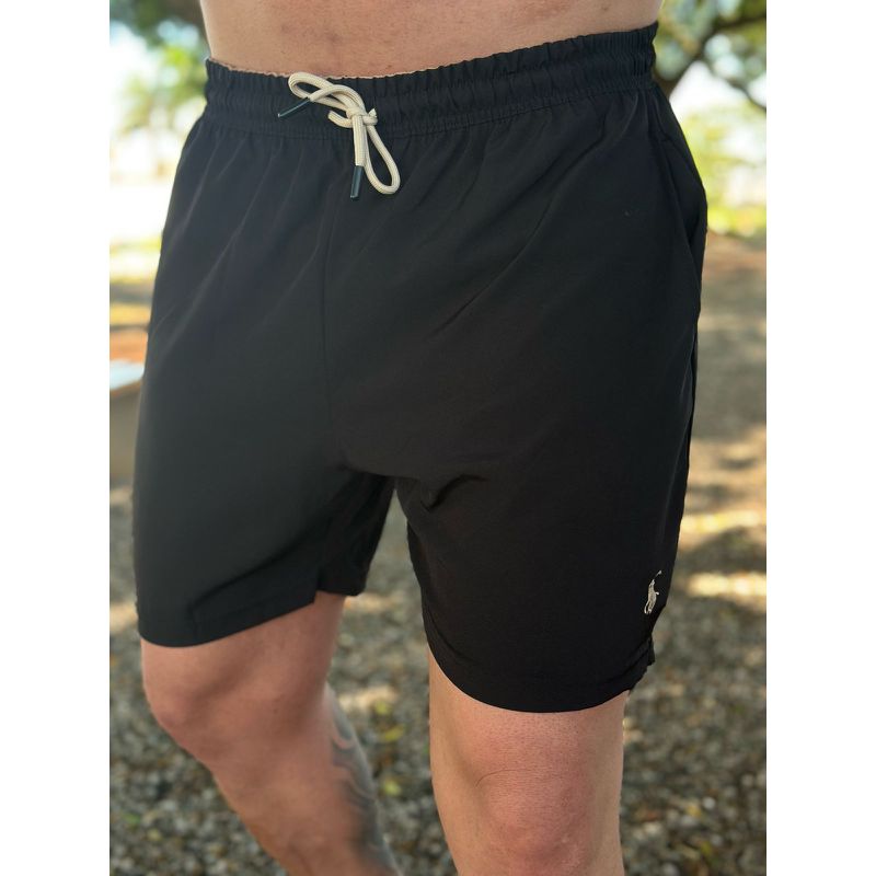 Bermuda Short PRL Preto - 5256 - PORTAL DROP - ATACADO