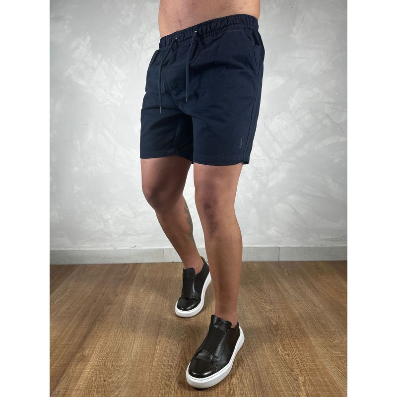 Short Sarja PRL Azul - 5322 - PORTAL DROP - ATACADO