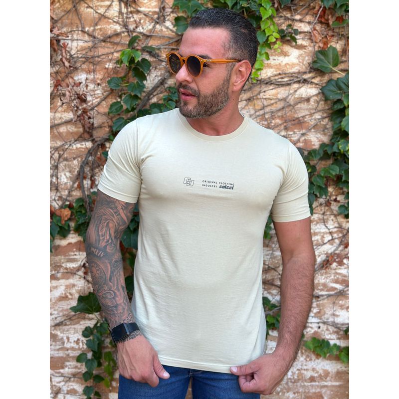 Camiseta Colcci Bege DFC - 5338 - PORTAL DROP - ATACADO