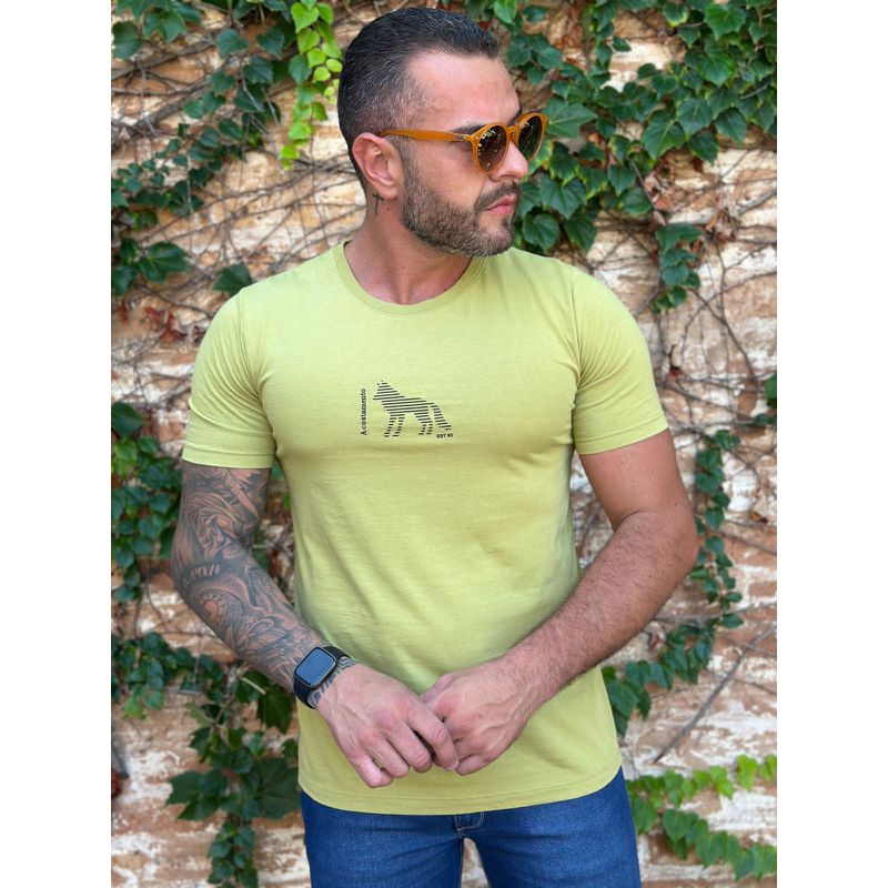 Camiseta ACT Verde DFC - 5340 - PORTAL DROP - ATACADO