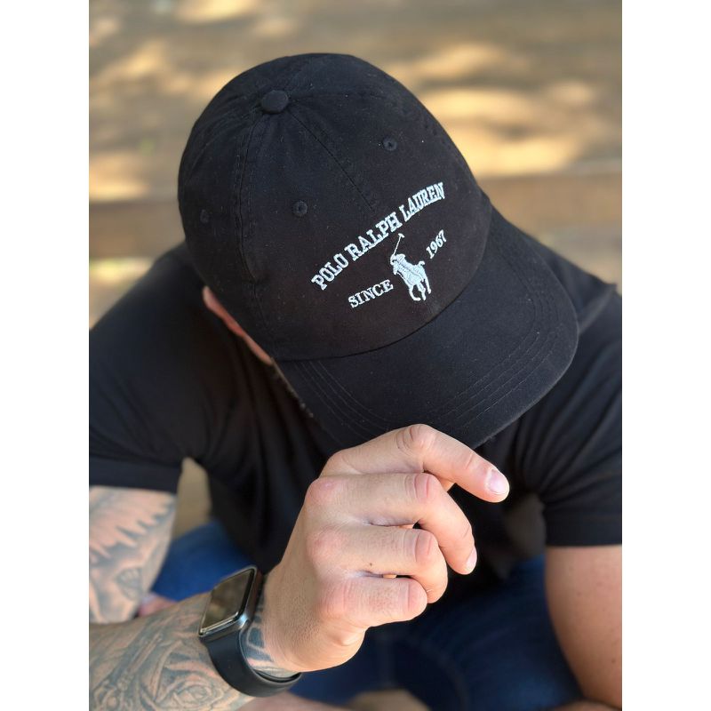 Boné PRL Preto. - 5357 - PORTAL DROP - ATACADO