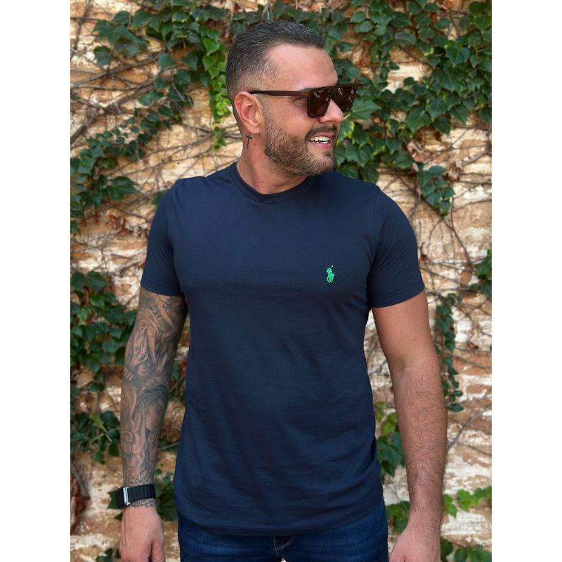 Camiseta PRL Azul - B-5436 - PORTAL DROP - ATACADO