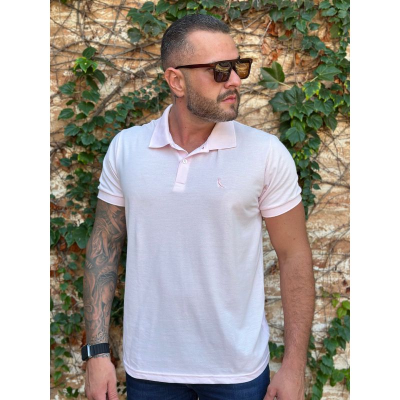 Polo RSV Rosa - B-5437 - PORTAL DROP - ATACADO