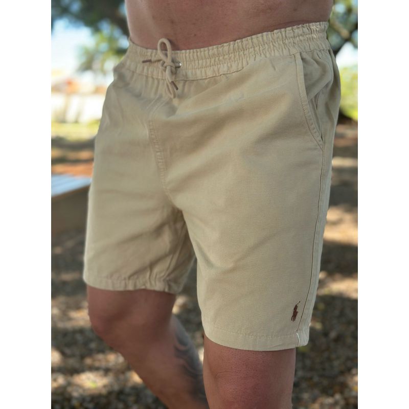 Short Sarja PRL Creme - 5459 - PORTAL DROP - ATACADO