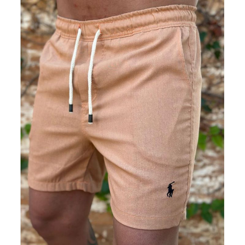 Bermuda Linho PRL Caramelo - 5471 - PORTAL DROP - ATACADO