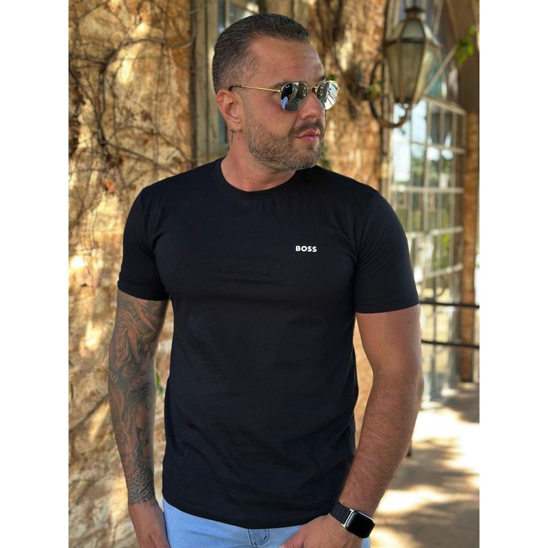Camiseta HB Preto - A-5590 - PORTAL DROP - ATACADO