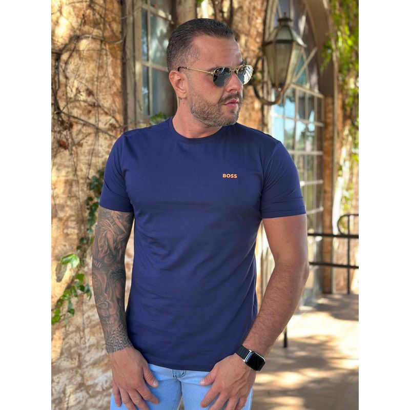 Camiseta HB Azul. - B-5592 - PORTAL DROP - ATACADO