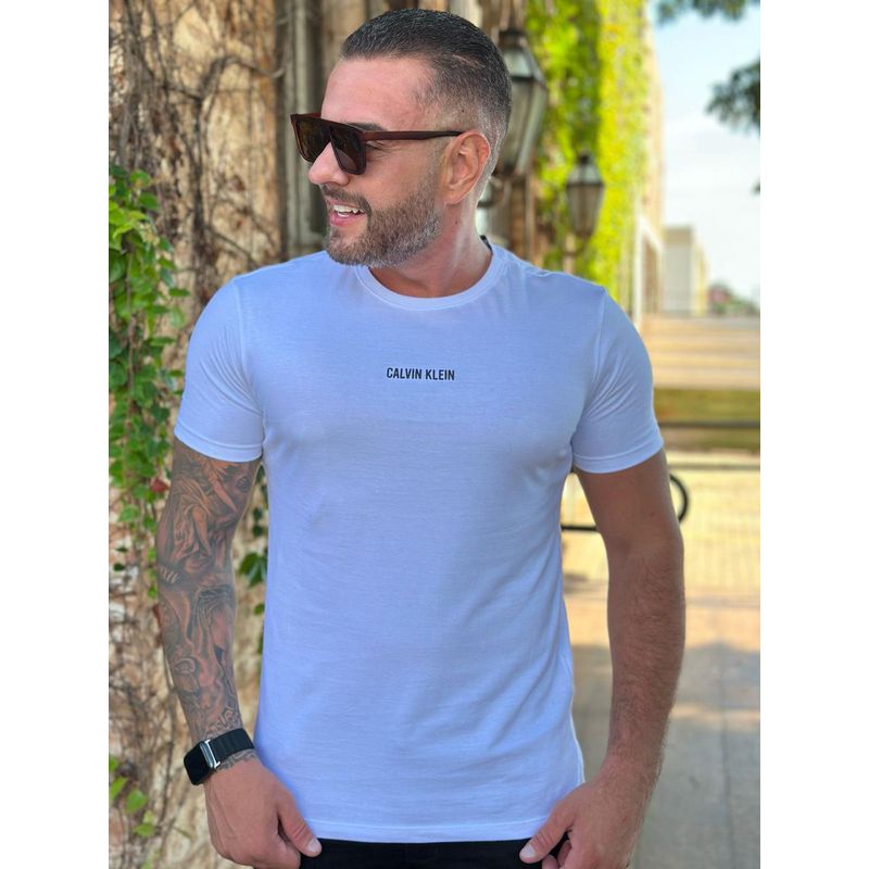 Camiseta CK Branco - A-5597 - PORTAL DROP - ATACADO