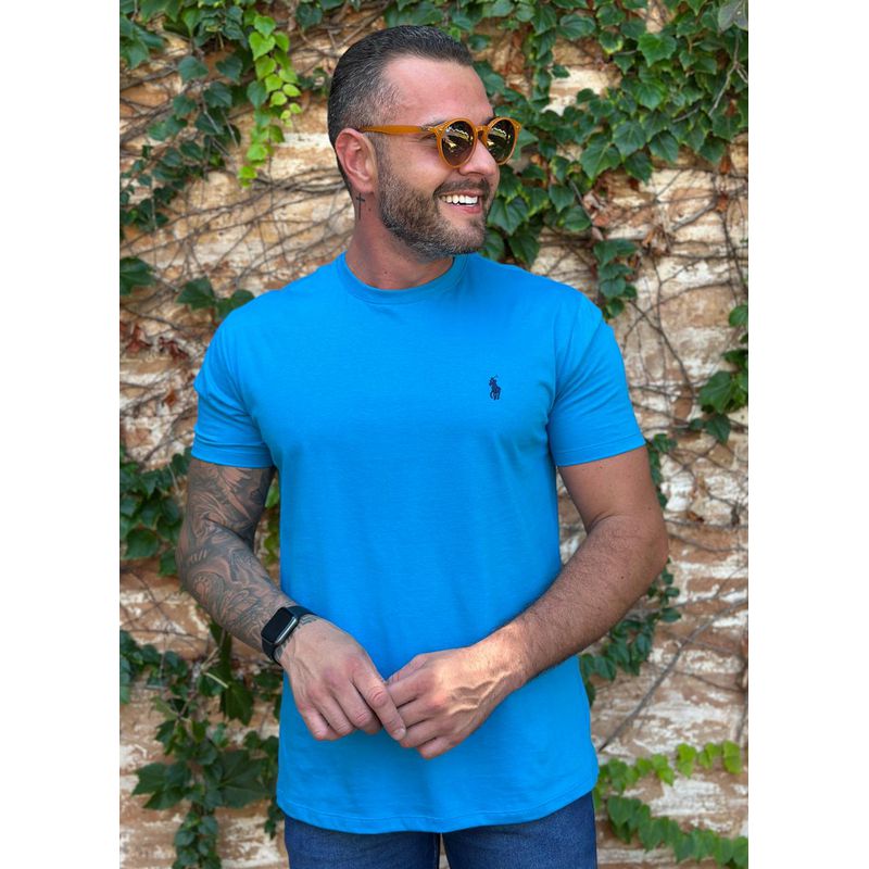 Camiseta PRL Azul - A-5680 - PORTAL DROP - ATACADO