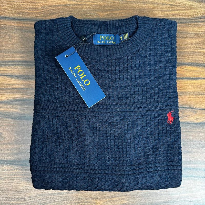 Suéter PRL Azul - 5710 - PORTAL DROP - ATACADO