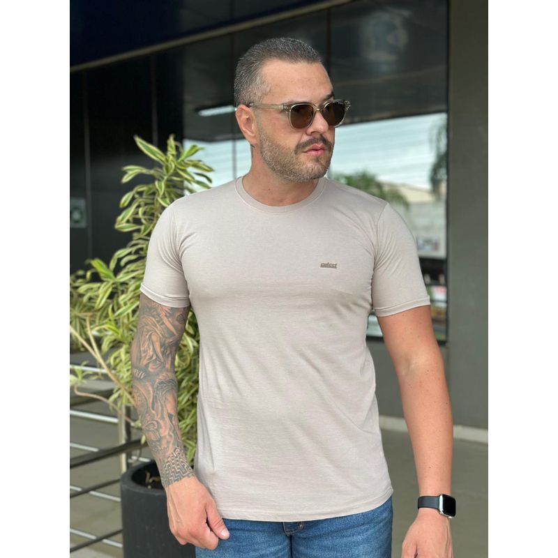 Camiseta Colcci Marrom Claro DFC - 5764 - PORTAL DROP - ATACADO