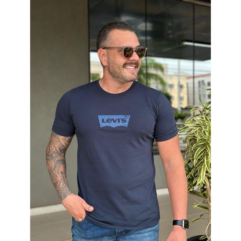 Camiseta Levis Azul DFC - 5766 - PORTAL DROP - ATACADO