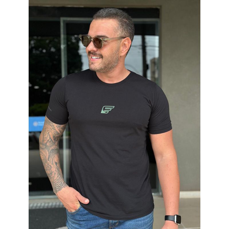 Camiseta Ellus Preto DFC - 5767 - PORTAL DROP - ATACADO