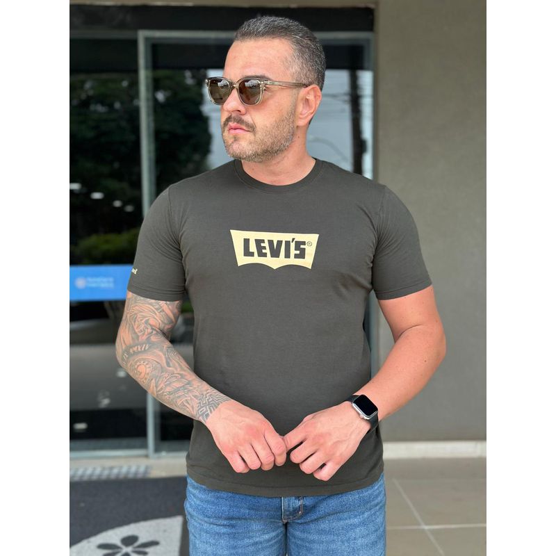 Camiseta Levis Verde DFC - 5768 - PORTAL DROP - ATACADO