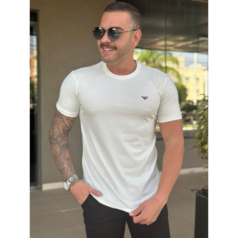 Camiseta Armani Off White - A-5789 - PORTAL DROP - ATACADO