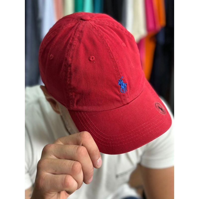 Boné PRL Vermelho - 5805 - PORTAL DROP - ATACADO