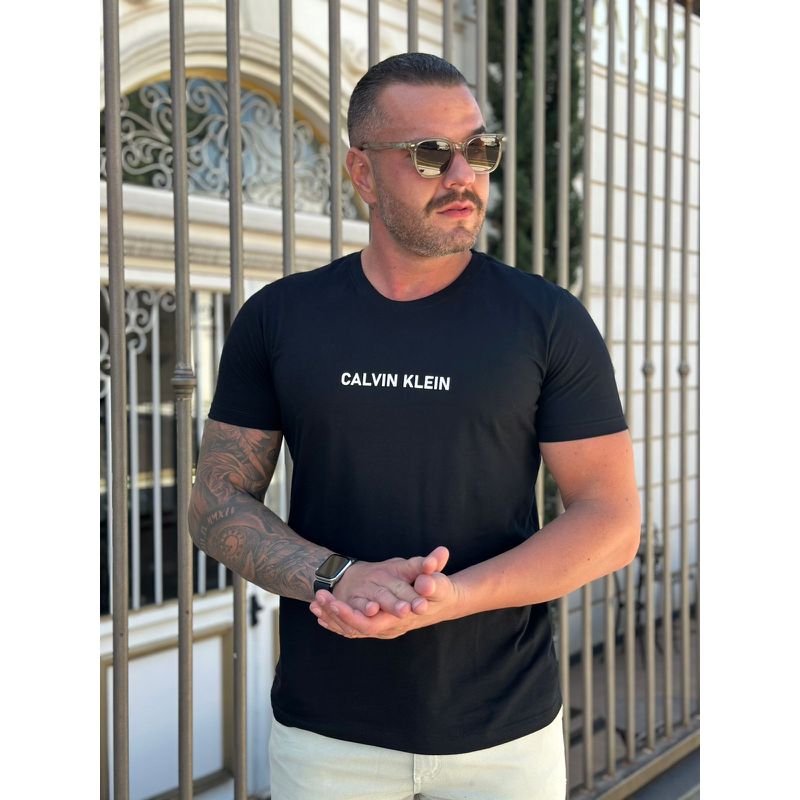 Camiseta CK Preto DFC - 5823 - PORTAL DROP - ATACADO