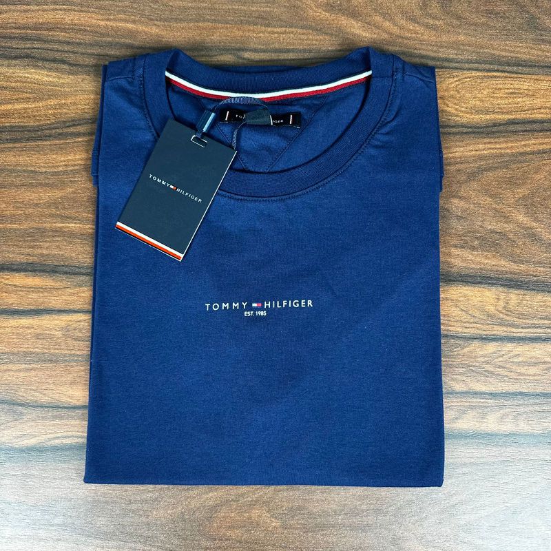 Camiseta TH Azul. - A-5878 - PORTAL DROP - ATACADO