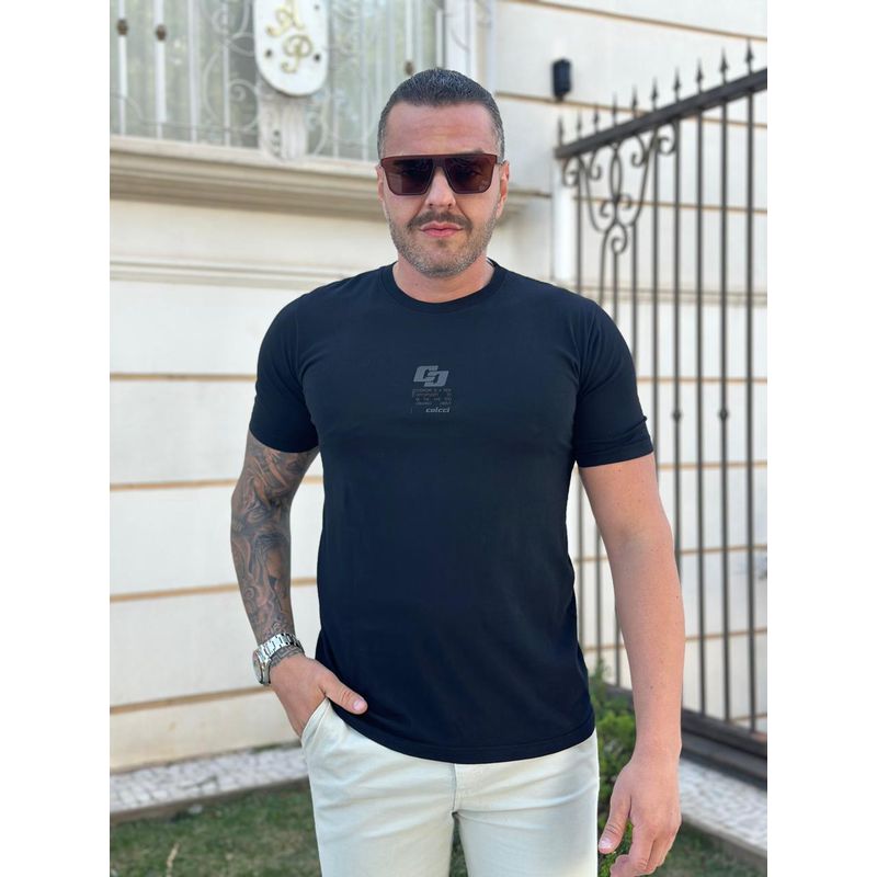 Camiseta Colcci Preto DFC - 5895 - PORTAL DROP - ATACADO