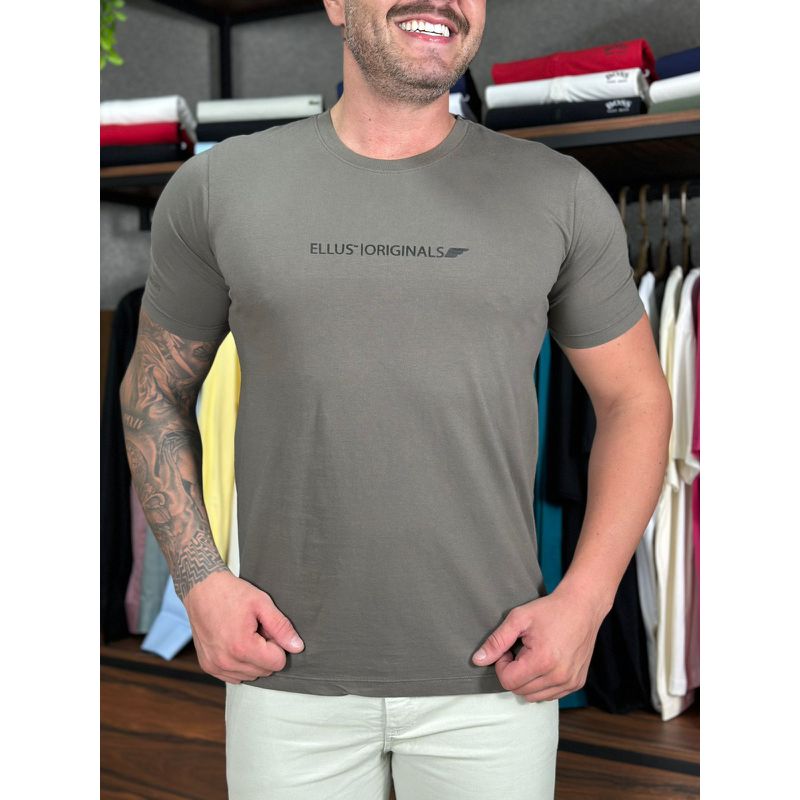 Camiseta Ellus Chumbo DFC - 5900 - PORTAL DROP - ATACADO
