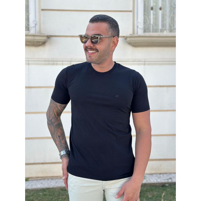 Camiseta Ellus Preto DFC - 5901 - PORTAL DROP - ATACADO