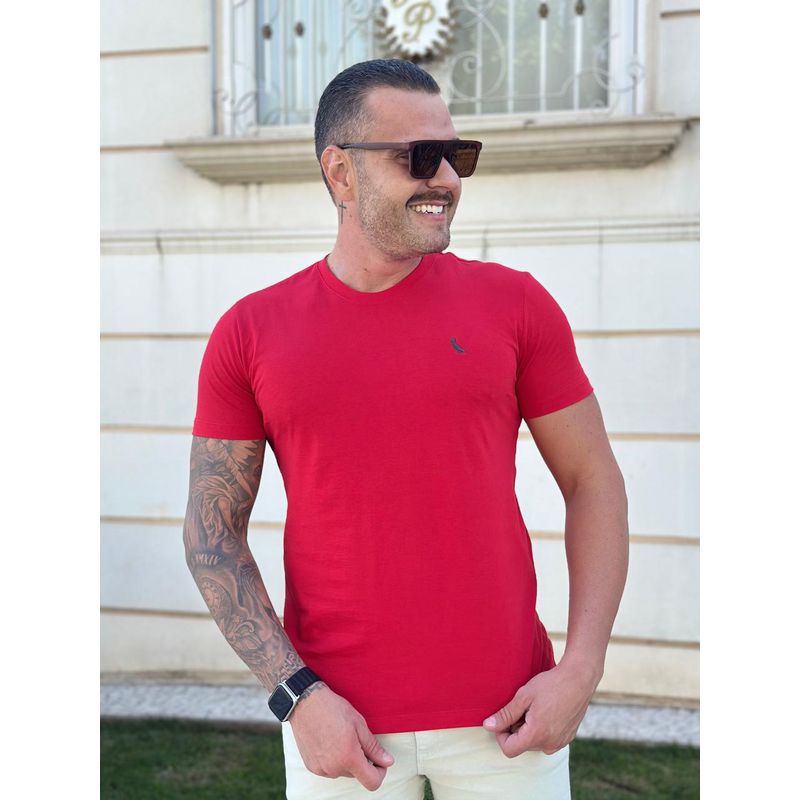 Camiseta RSV Vermelho - C-5914 - PORTAL DROP - ATACADO
