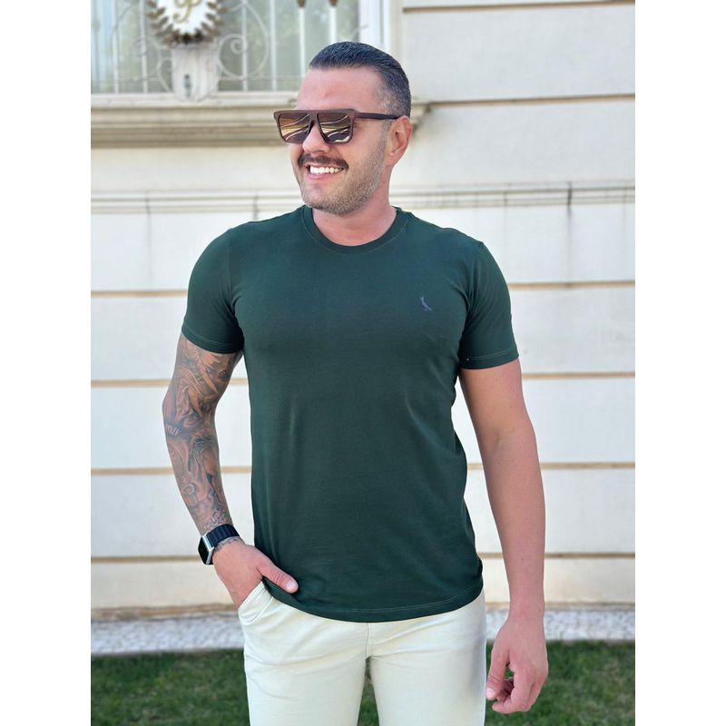 Camiseta RSV Verde - C-5919 - PORTAL DROP - ATACADO