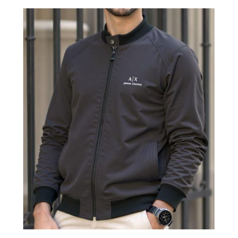 Jaqueta Zíper Armani Preto - 6033 - PORTAL DROP - ATACADO
