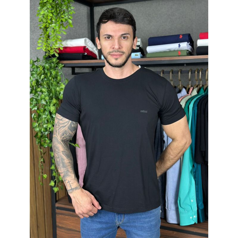 Camiseta Colcci Preto DFC - 6099 - PORTAL DROP - ATACADO