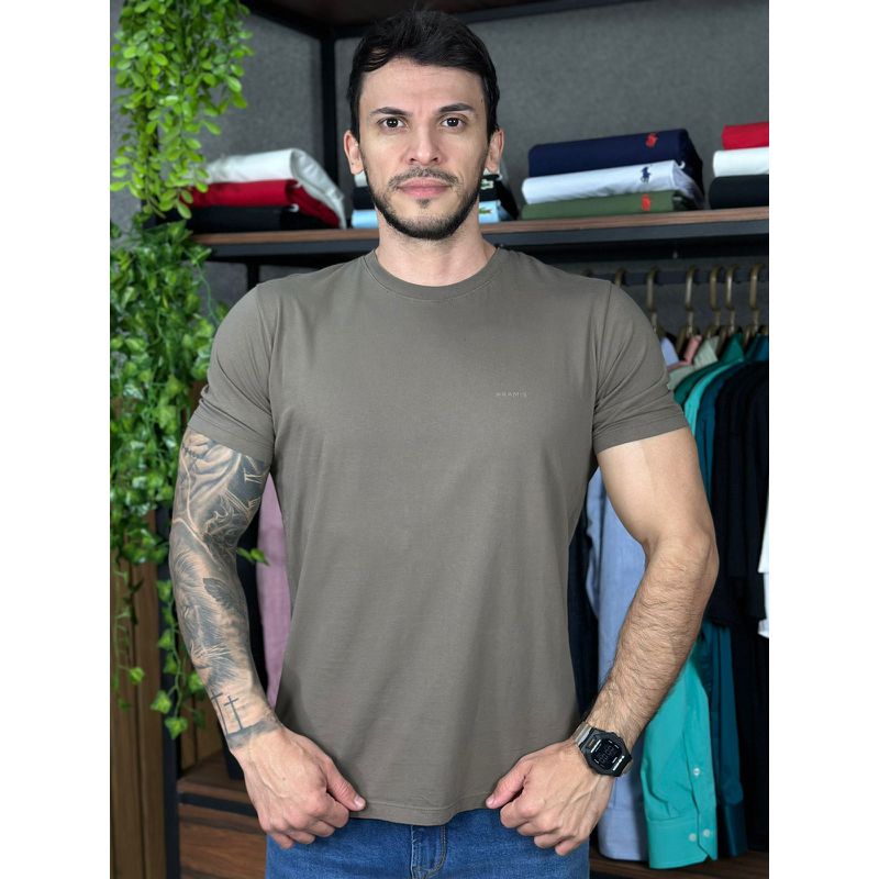 Camiseta Aramis Verde - C-6104 - PORTAL DROP - ATACADO