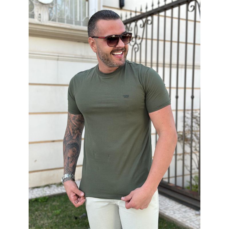 Camiseta Diesel Verde - A-6151 - PORTAL DROP - ATACADO