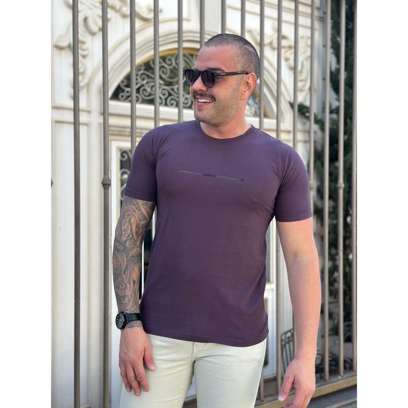 Camiseta Colcci Roxo DFC - 6220 - PORTAL DROP - ATACADO