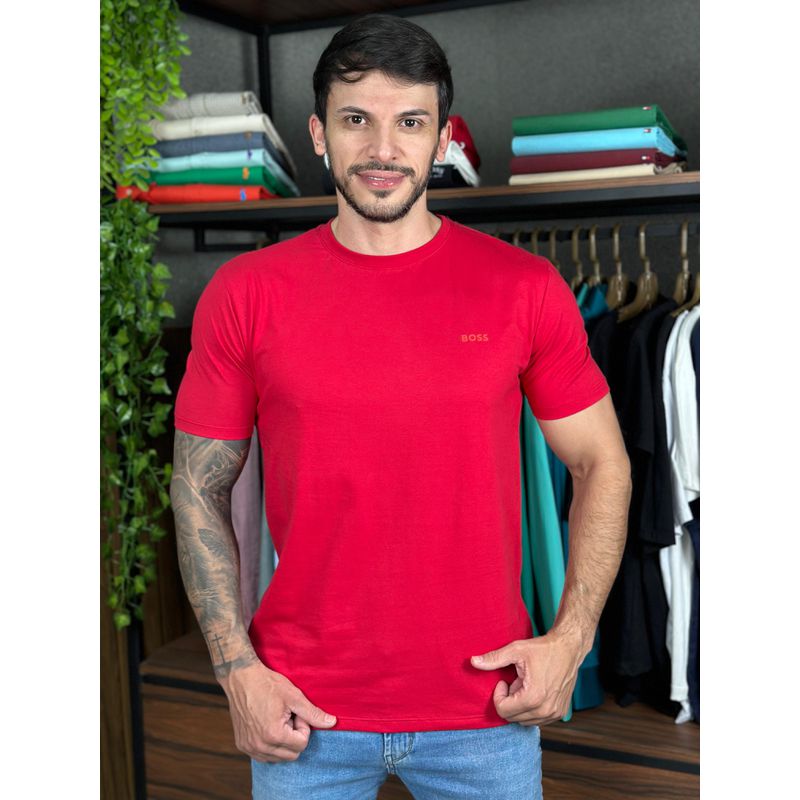 Camiseta HB Vermelho - A-6271 - PORTAL DROP - ATACADO