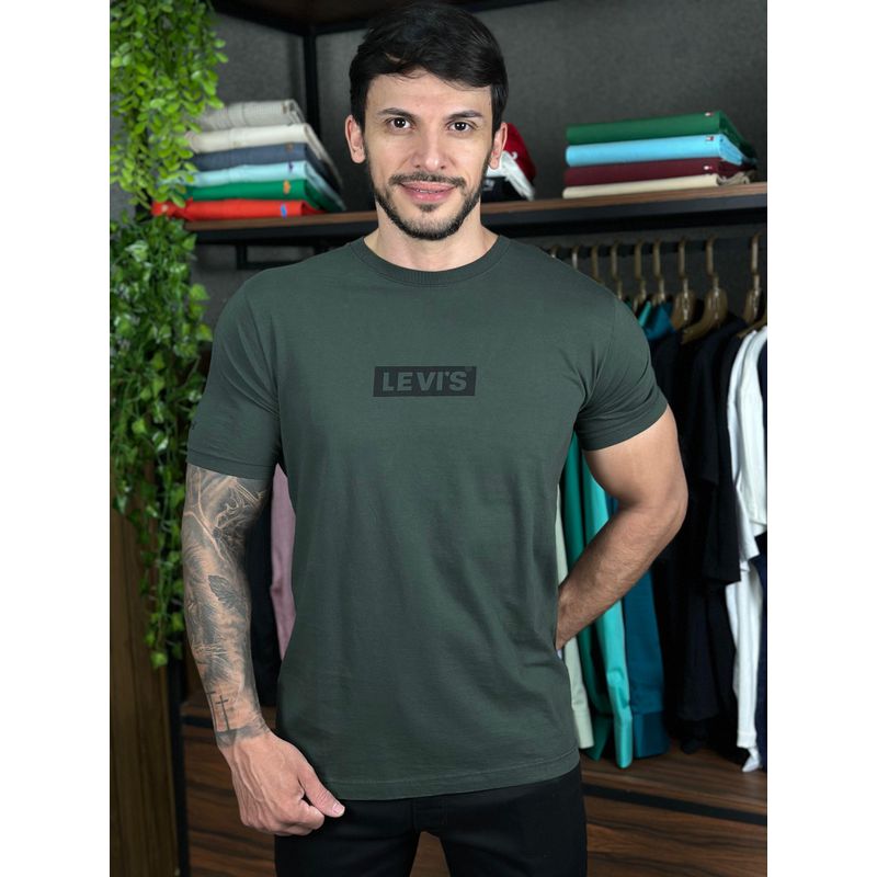 Camiseta Levis Verde DFC - 6285 - PORTAL DROP - ATACADO