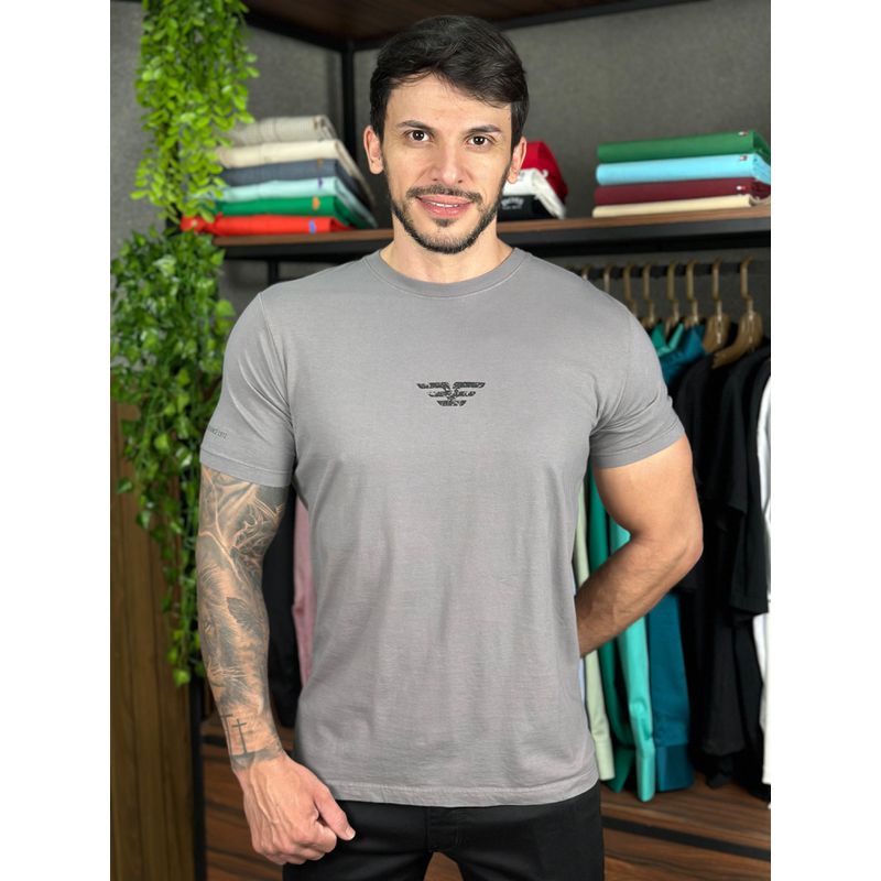 Camiseta Ellus Cinza DFC - 6287 - PORTAL DROP - ATACADO