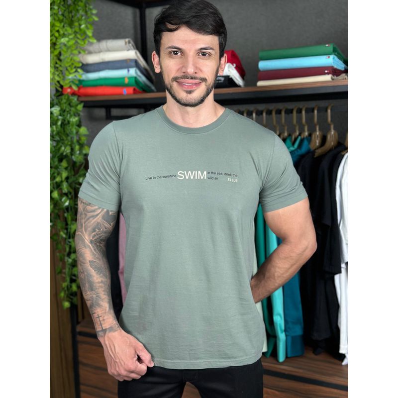 Camiseta Ellus Verde DFC - 6288 - PORTAL DROP - ATACADO