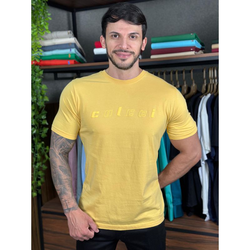 Camiseta Colcci Amarelo DFC - 6289 - PORTAL DROP - ATACADO