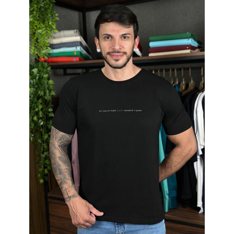 Camiseta CK Preto DFC - 6292 - PORTAL DROP - ATACADO