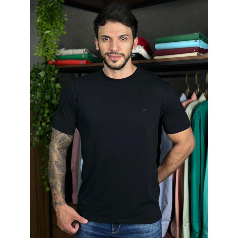 Camiseta Ellus Preto DFC - 6334 - PORTAL DROP - ATACADO
