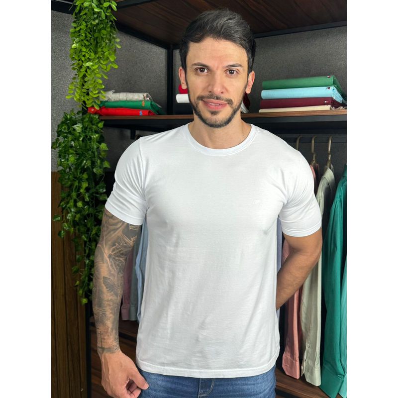 Camiseta Ellus Branco DFC - 6335 - PORTAL DROP - ATACADO